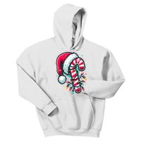 Candy Cane Crew Christmas Lights Family Matching Xmas Kids Hoodie