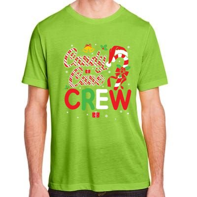 Candy Cane Crew Funny Christmas Holiday Cute Gift Adult ChromaSoft Performance T-Shirt