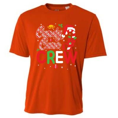 Candy Cane Crew Funny Christmas Holiday Cute Gift Cooling Performance Crew T-Shirt