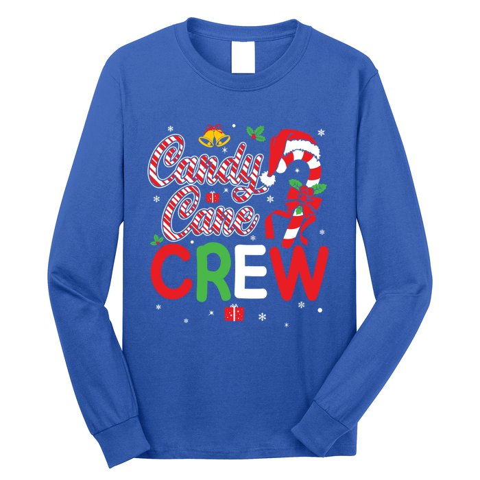 Candy Cane Crew Funny Christmas Holiday Cute Gift Long Sleeve Shirt