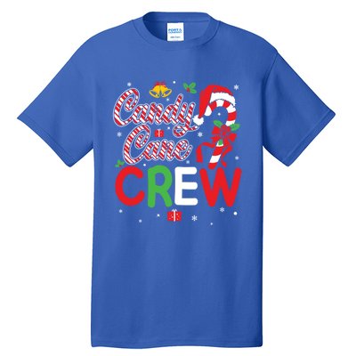 Candy Cane Crew Funny Christmas Holiday Cute Gift Tall T-Shirt