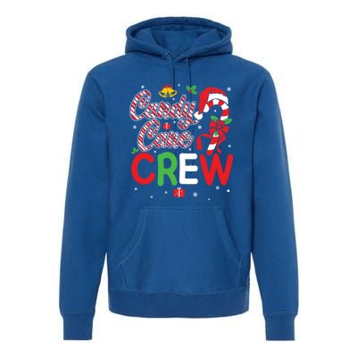 Candy Cane Crew Funny Christmas Holiday Cute Gift Premium Hoodie