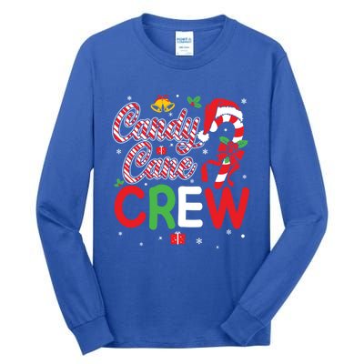 Candy Cane Crew Funny Christmas Holiday Cute Gift Tall Long Sleeve T-Shirt