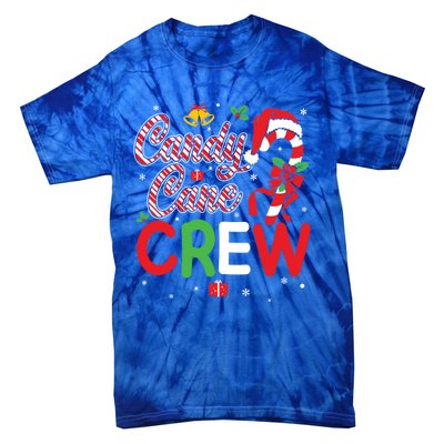 Candy Cane Crew Funny Christmas Holiday Cute Gift Tie-Dye T-Shirt