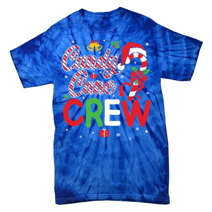 Candy Cane Crew Funny Christmas Holiday Cute Gift Tie-Dye T-Shirt