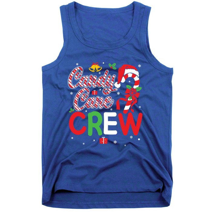 Candy Cane Crew Funny Christmas Holiday Cute Gift Tank Top