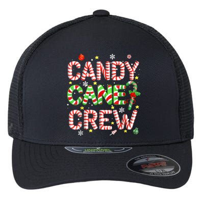 Candy Cane Crew Christmas Candy Love Funny Family Pajama Flexfit Unipanel Trucker Cap