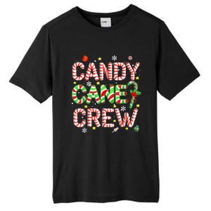 Candy Cane Crew Christmas Candy Love Funny Family Pajama Tall Fusion ChromaSoft Performance T-Shirt