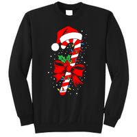 Christmas Candy Cane Boy Girl Women Pajamas Sweatshirt