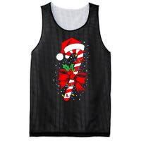 Christmas Candy Cane Boy Girl Women Pajamas Mesh Reversible Basketball Jersey Tank