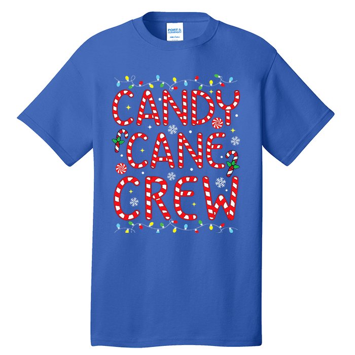 Candy Cane Crew Funny Christmas Candy Cane Lover Xmas Pajama  Tall T-Shirt