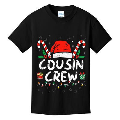 Christmas Cousin Crew Santa Hat Kids Kids T-Shirt