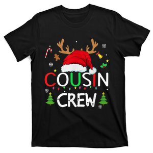 Cousin crew Christmas family Xmas Naughty matching pajamas T-Shirt