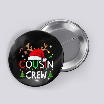 Cousin crew Christmas family Xmas Naughty matching pajamas Button