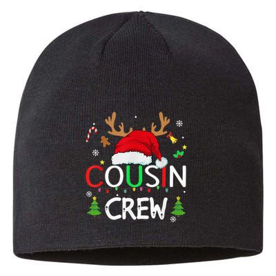 Cousin crew Christmas family Xmas Naughty matching pajamas Sustainable Beanie