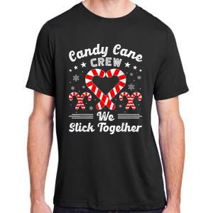 Christmas Candy Cane Heart Crew Family Matching Pajamas Adult ChromaSoft Performance T-Shirt