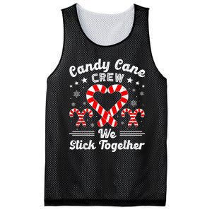 Christmas Candy Cane Heart Crew Family Matching Pajamas Mesh Reversible Basketball Jersey Tank