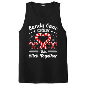 Christmas Candy Cane Heart Crew Family Matching Pajamas PosiCharge Competitor Tank