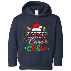 Candy Cane Crew Funny Candy Santa Funny Christmas Toddler Hoodie