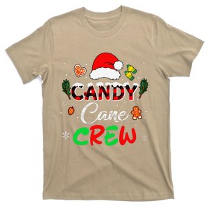 Candy Cane Crew Funny Candy Santa Funny Christmas T-Shirt