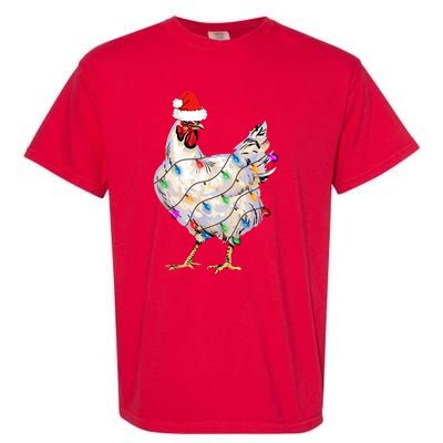 Chicken Christmas Garment-Dyed Heavyweight T-Shirt