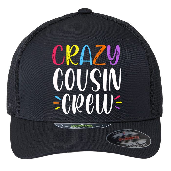 Crazy Cousin Crew Gift Flexfit Unipanel Trucker Cap