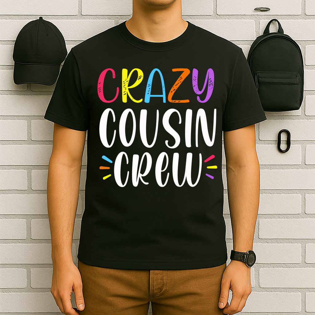 Crazy Cousin Crew Gift T-Shirt