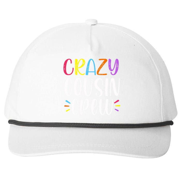 Crazy Cousin Crew Gift Snapback Five-Panel Rope Hat