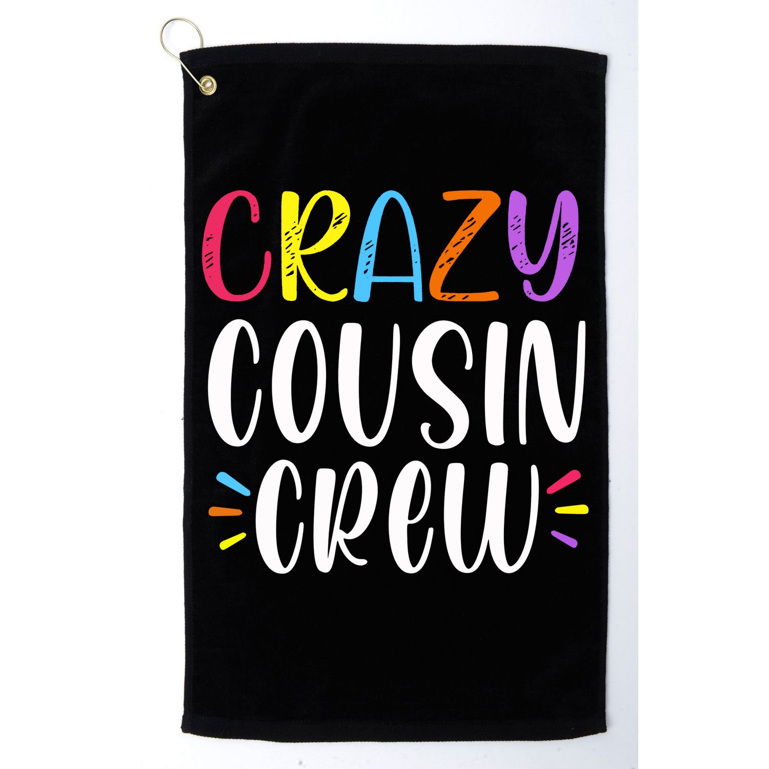 Crazy Cousin Crew Gift Golf Towel