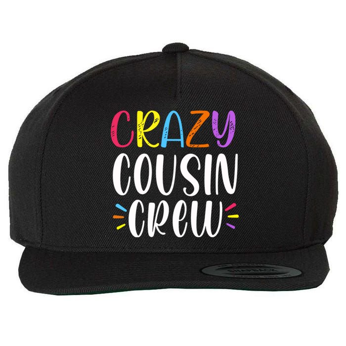 Crazy Cousin Crew Gift Wool Snapback Cap