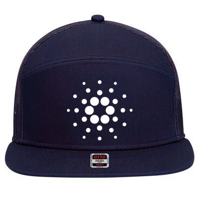 Cardano Crypto 7 Panel Mesh Trucker Snapback Hat