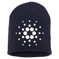 Cardano Crypto Short Acrylic Beanie
