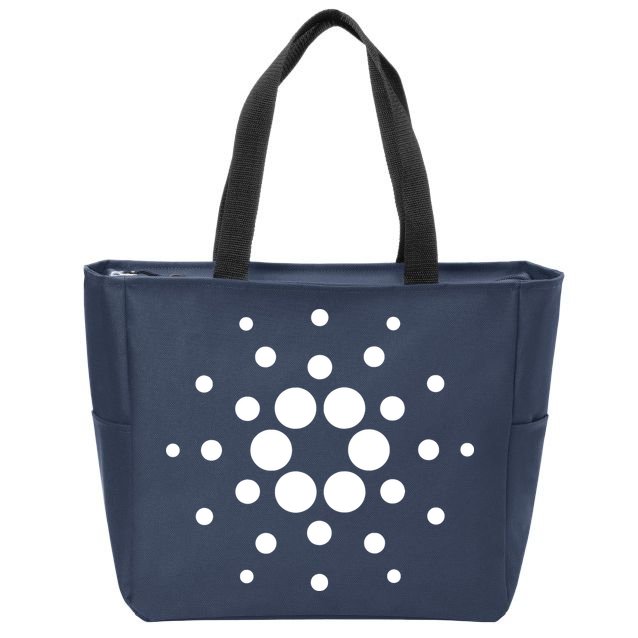 Cardano Crypto Zip Tote Bag