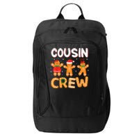 Cousin Crew Christmas Pajama Shirt Gingerbread Man City Backpack