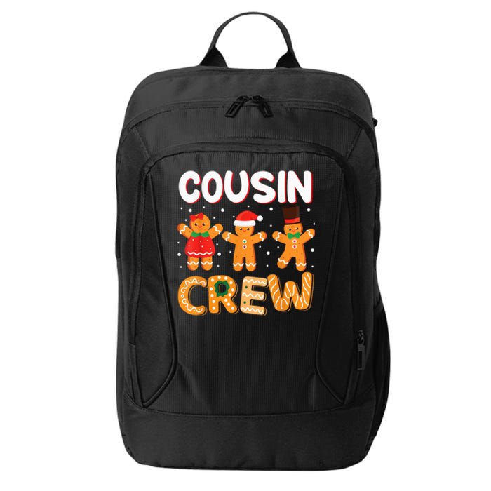 Cousin Crew Christmas Pajama Shirt Gingerbread Man City Backpack