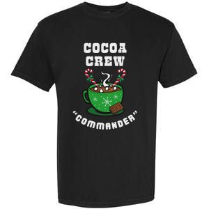 Cocoa Crew Commander Christmas Xmas Squad Picture Garment-Dyed Heavyweight T-Shirt