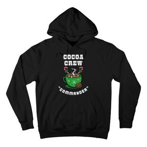 Cocoa Crew Commander Christmas Xmas Squad Picture Hoodie