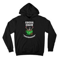 Cocoa Crew Commander Christmas Xmas Squad Picture Hoodie