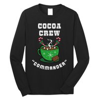 Cocoa Crew Commander Christmas Xmas Squad Picture Long Sleeve Shirt