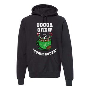 Cocoa Crew Commander Christmas Xmas Squad Picture Premium Hoodie