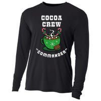 Cocoa Crew Commander Christmas Xmas Squad Picture Cooling Performance Long Sleeve Crew