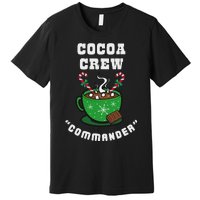 Cocoa Crew Commander Christmas Xmas Squad Picture Premium T-Shirt