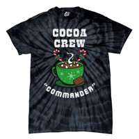 Cocoa Crew Commander Christmas Xmas Squad Picture Tie-Dye T-Shirt