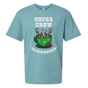 Cocoa Crew Commander Christmas Xmas Squad Picture Sueded Cloud Jersey T-Shirt