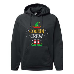 Cousin Crew  Cute Xmas Elf Party Pajama PJ Matching Performance Fleece Hoodie