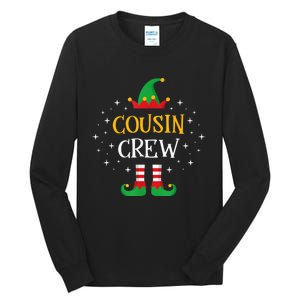 Cousin Crew  Cute Xmas Elf Party Pajama PJ Matching Tall Long Sleeve T-Shirt