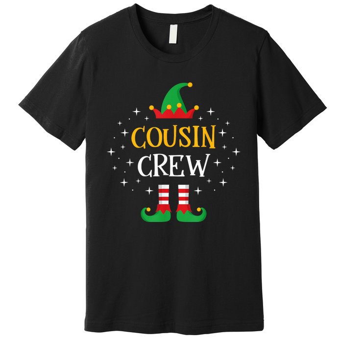 Cousin Crew  Cute Xmas Elf Party Pajama PJ Matching Premium T-Shirt