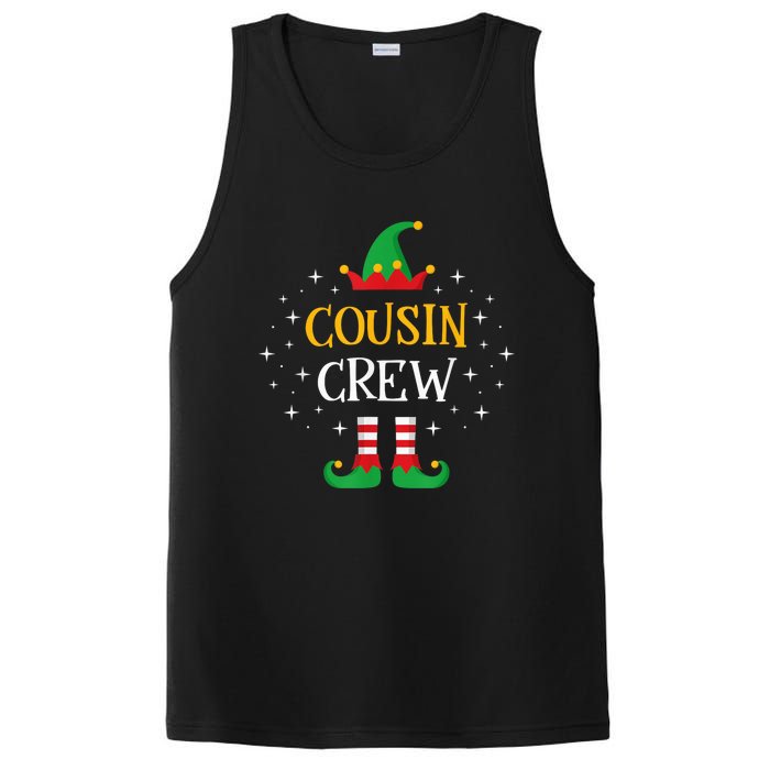 Cousin Crew  Cute Xmas Elf Party Pajama PJ Matching PosiCharge Competitor Tank