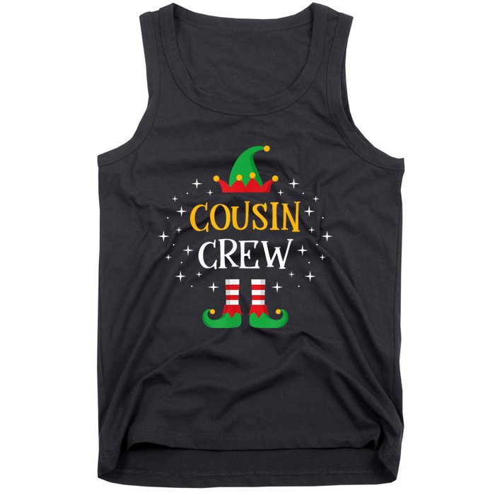 Cousin Crew  Cute Xmas Elf Party Pajama PJ Matching Tank Top