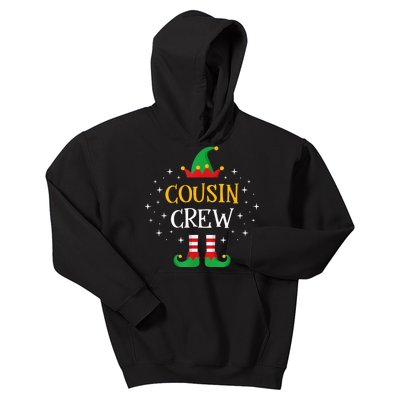 Cousin Crew  Cute Xmas Elf Party Pajama PJ Matching Kids Hoodie